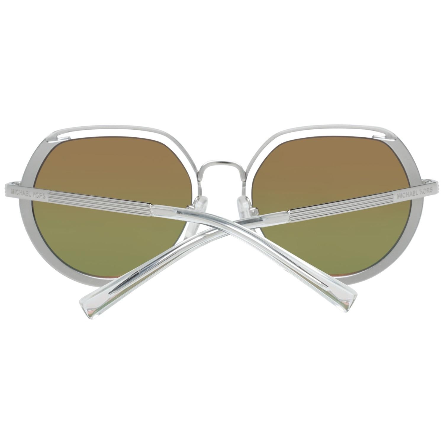 Brown Michael Kors Mint Women Silver Sunglasses MK1034 3050A853 53-19-137 mm