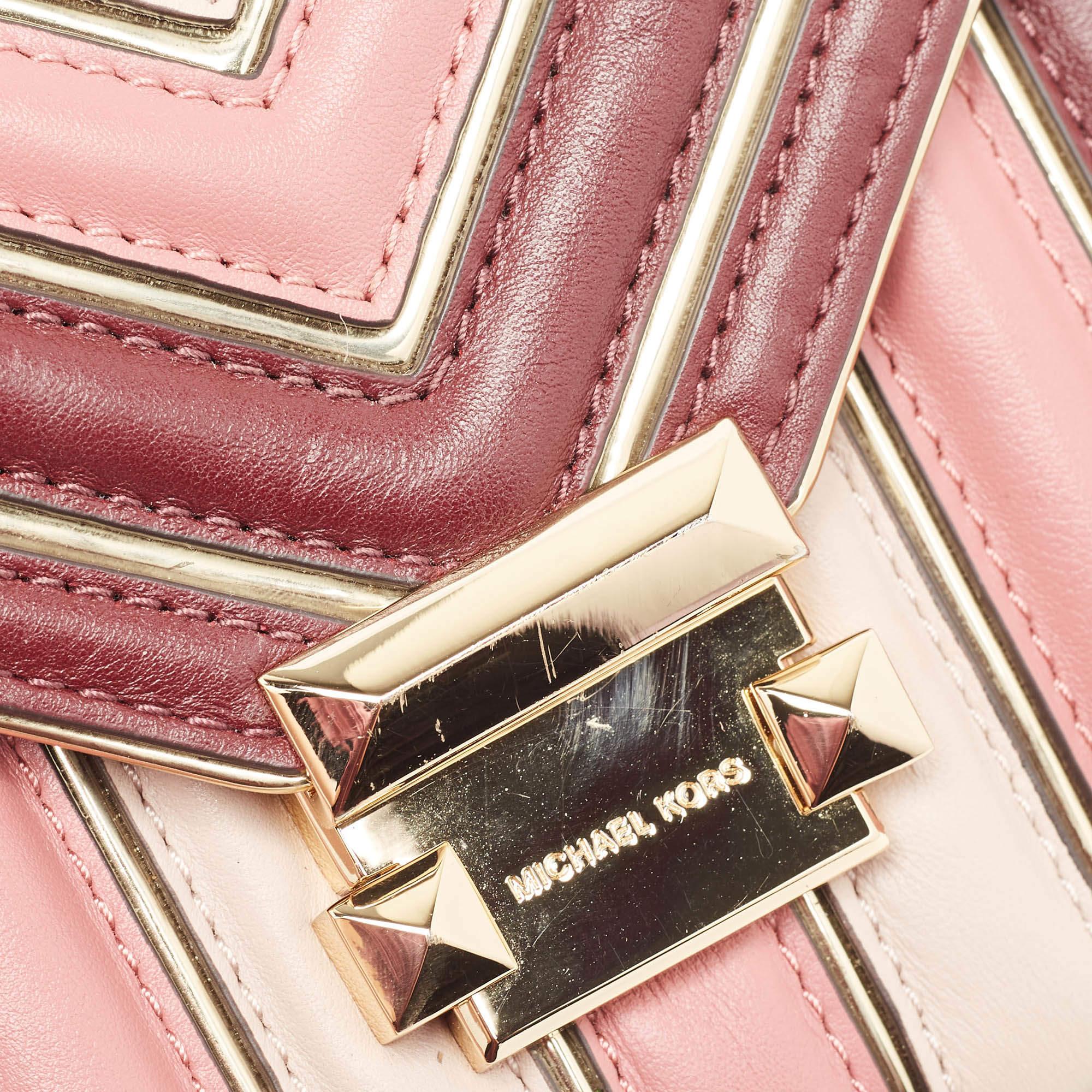 Michael Kors Multicolor Quilted Leather Whitney Shoulder Bag 5