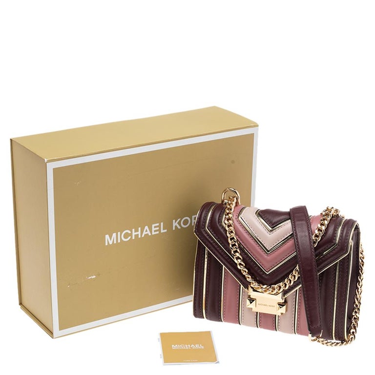 Michael Kors Mehrfarbige gesteppte Whitney-Umhängetasche aus Leder im  Angebot bei 1stDibs