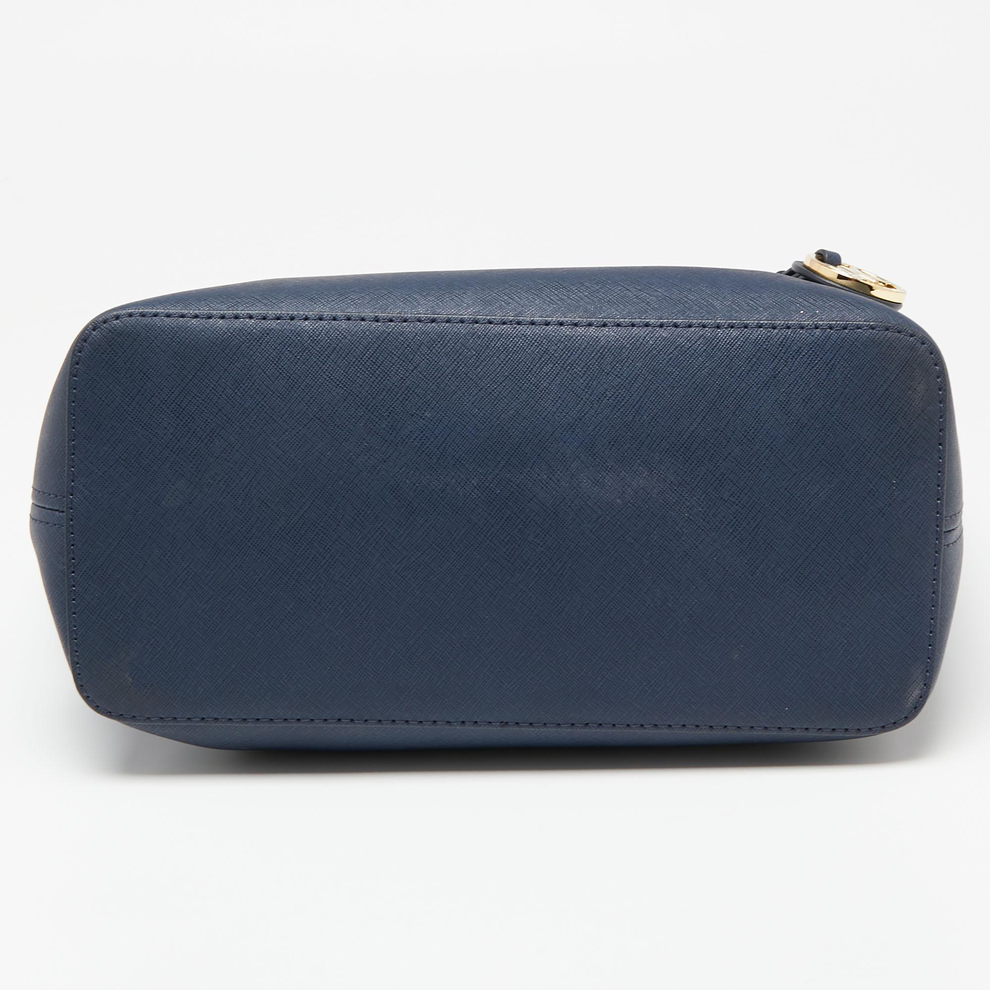 navy blue michael kors purse