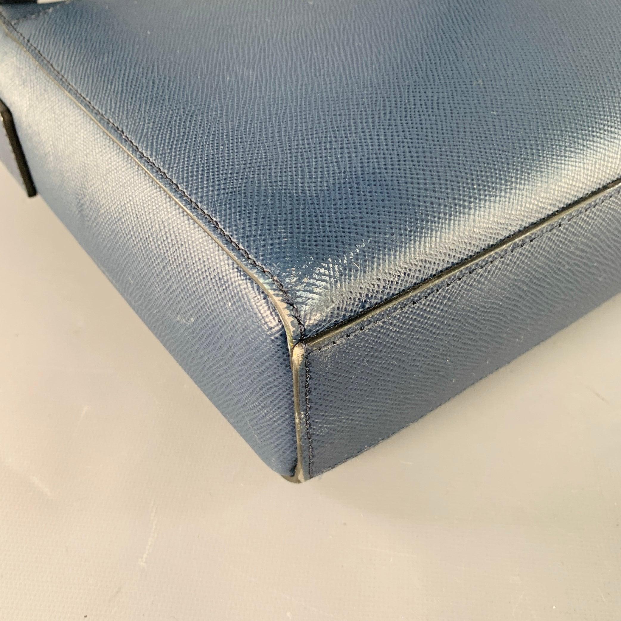 Michael Kors - Borsa messenger in pelle saffiano blu scuro in vendita 1