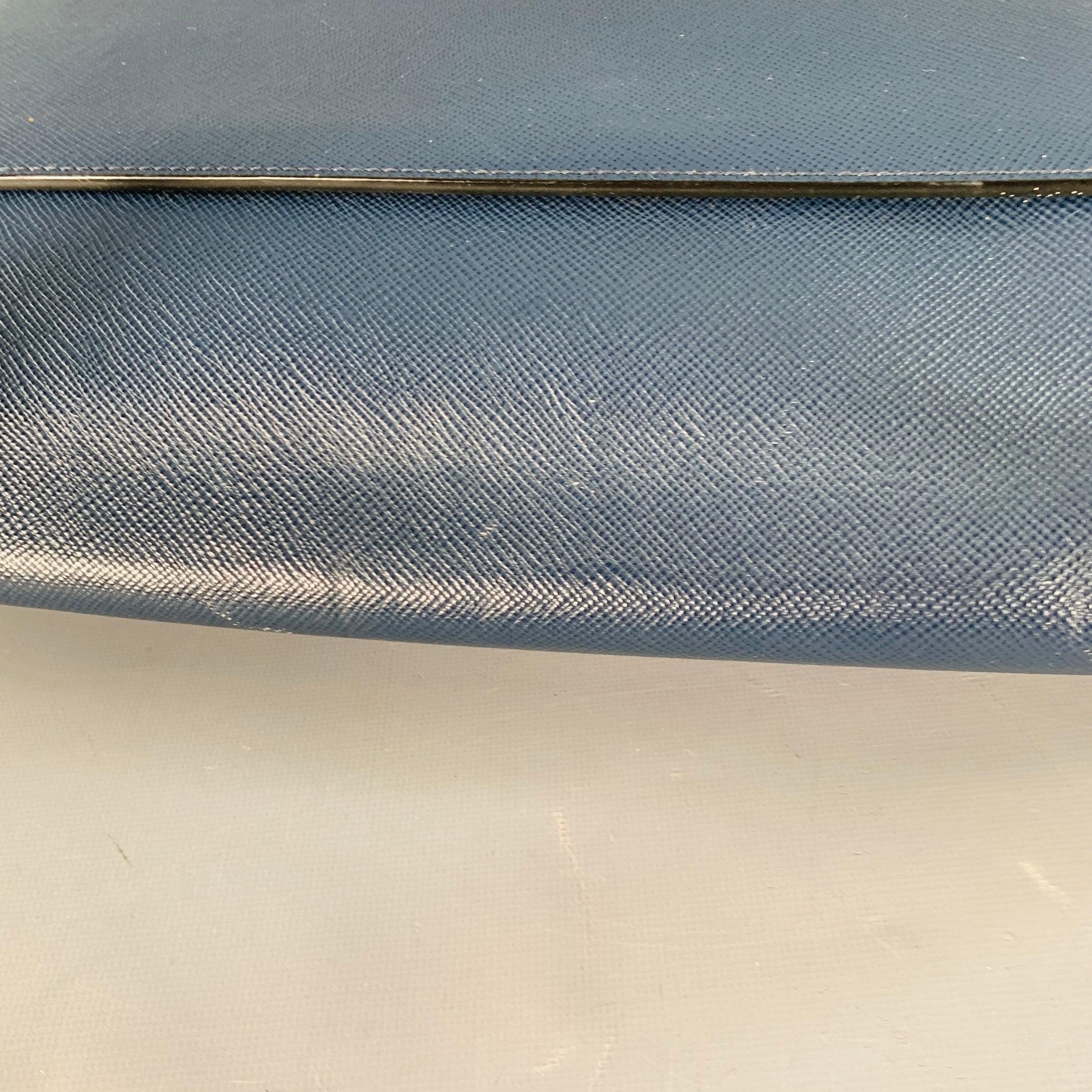 Michael Kors - Borsa messenger in pelle saffiano blu scuro in vendita 4