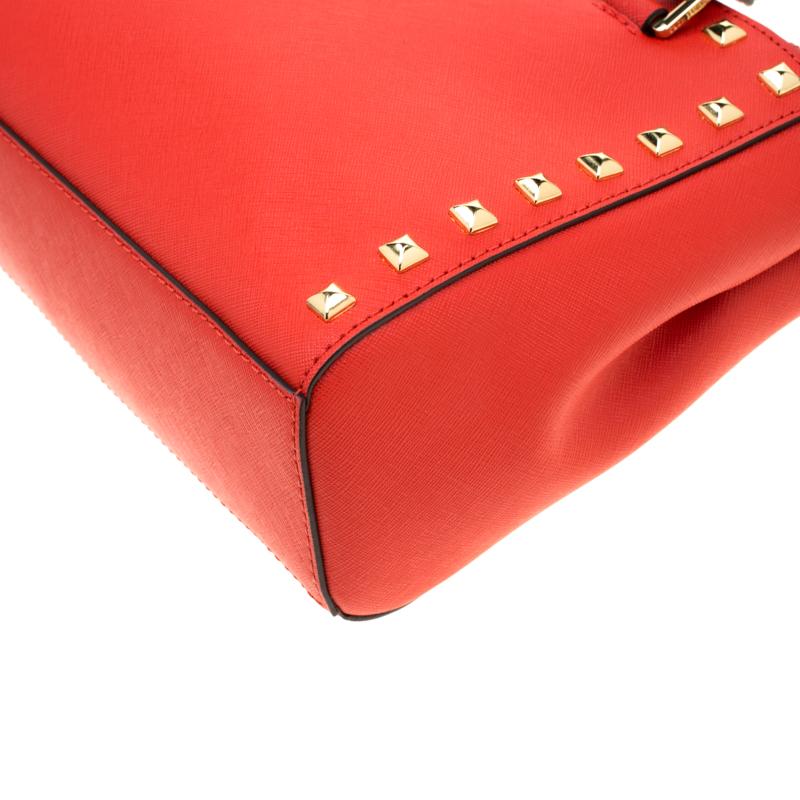 michael kors orange tote