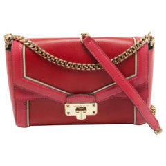Michael Kors Rosa Kinsley Top Handle Bag aus Leder