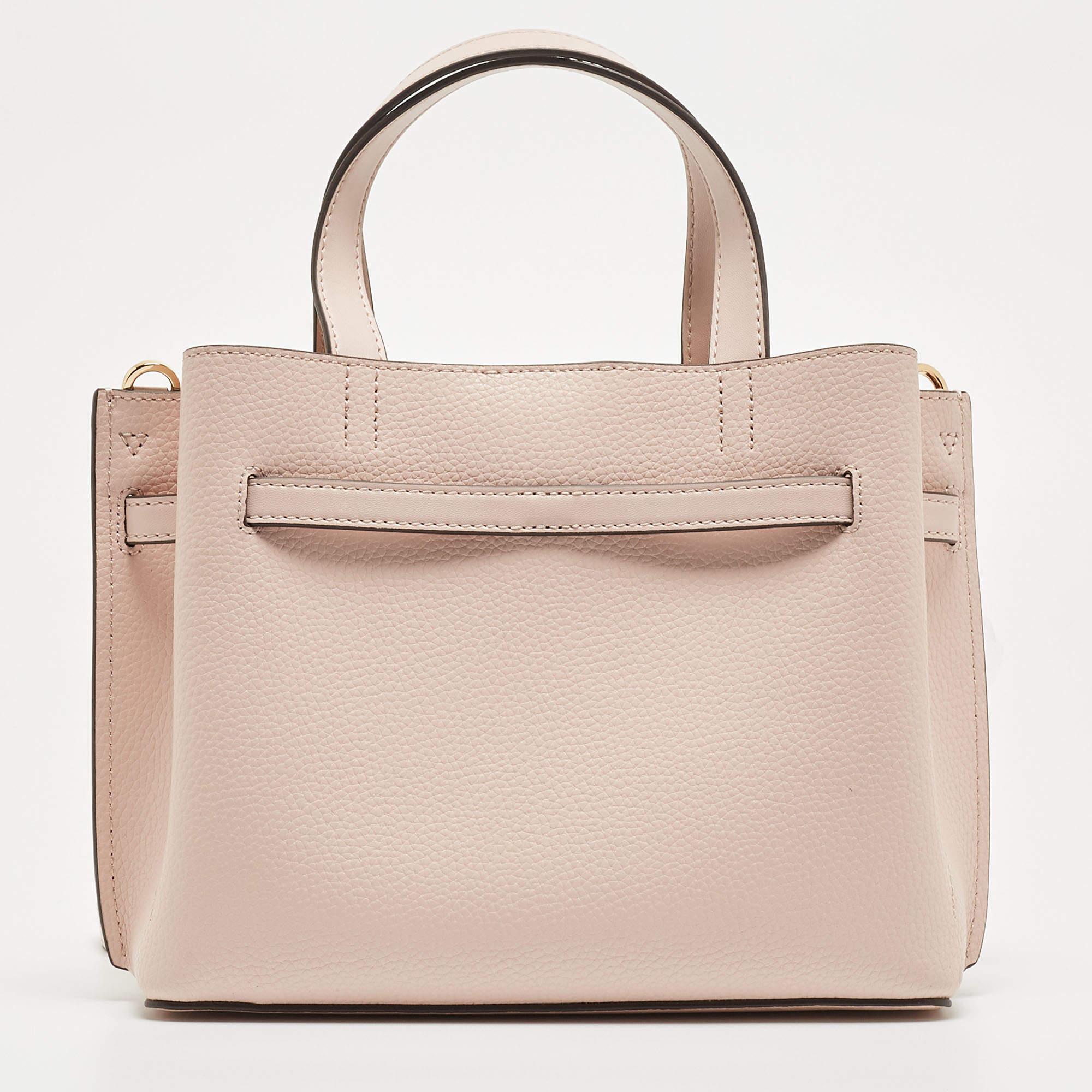 Michael Kors Pink Leather Small Emilia Tote 3