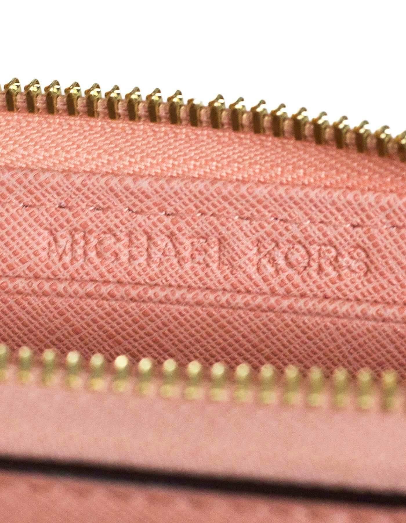 Michael Kors Pink Zippy Wallet/Wristlet 3