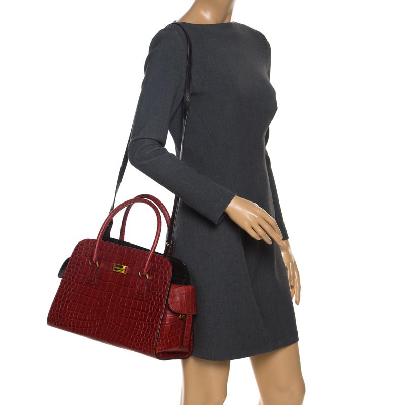 red michael kors purse