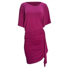 Mini-robe froncée Michael Kors en coton rose
