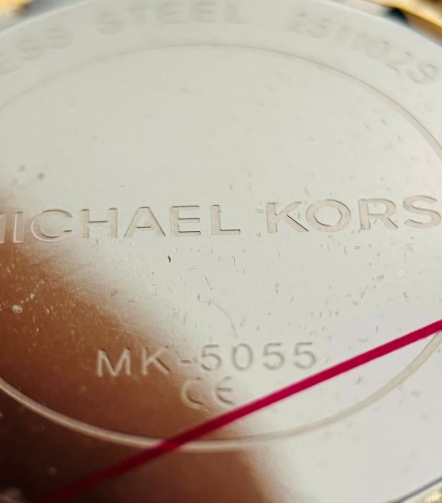 Michael Kors Runway Chronographe en acier inoxydable en vente 7