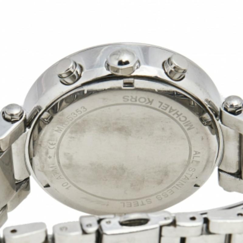 Reloj de pulsera para mujer Michael Kors Parker MK5353 de acero inoxidable plateado 39 mm en venta 1
