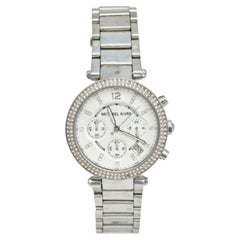 Michael Kors Silver Stainless Steel Parker MK5353 Women's Wristwatch 39 mm