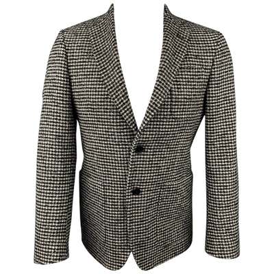 1980's Michael Kors First Collection Houndstooth Top For Sale at 1stDibs
