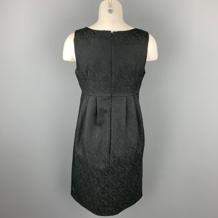 michael kors empire waist dresses MICHAEL KORS Size 4 Black Woven Polyester Blend Empire Waist Dress