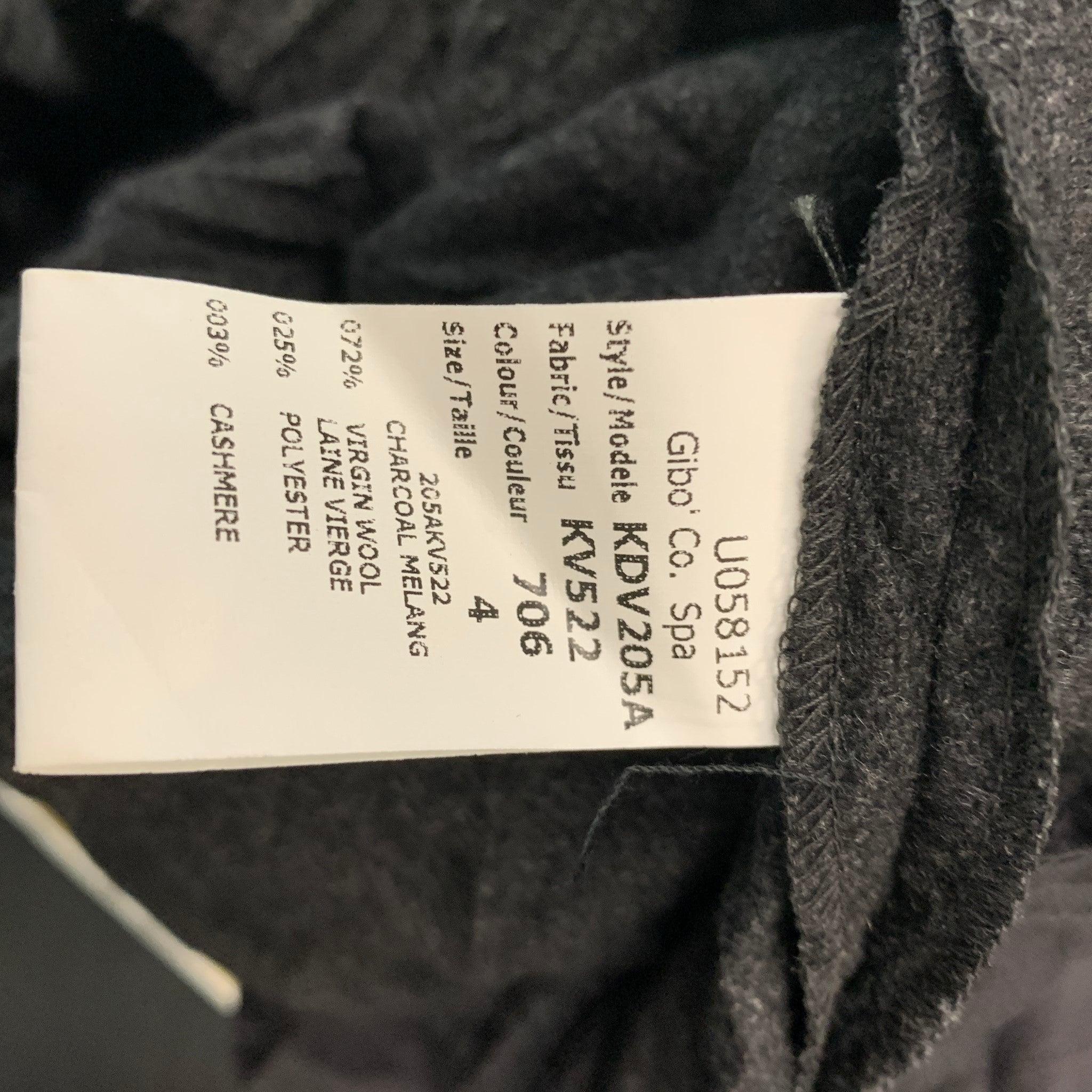 Men's MICHAEL KORS Size 4 Grey Virgin Wool Blend Wrinkled Elastic Cuffs Casual Pants For Sale