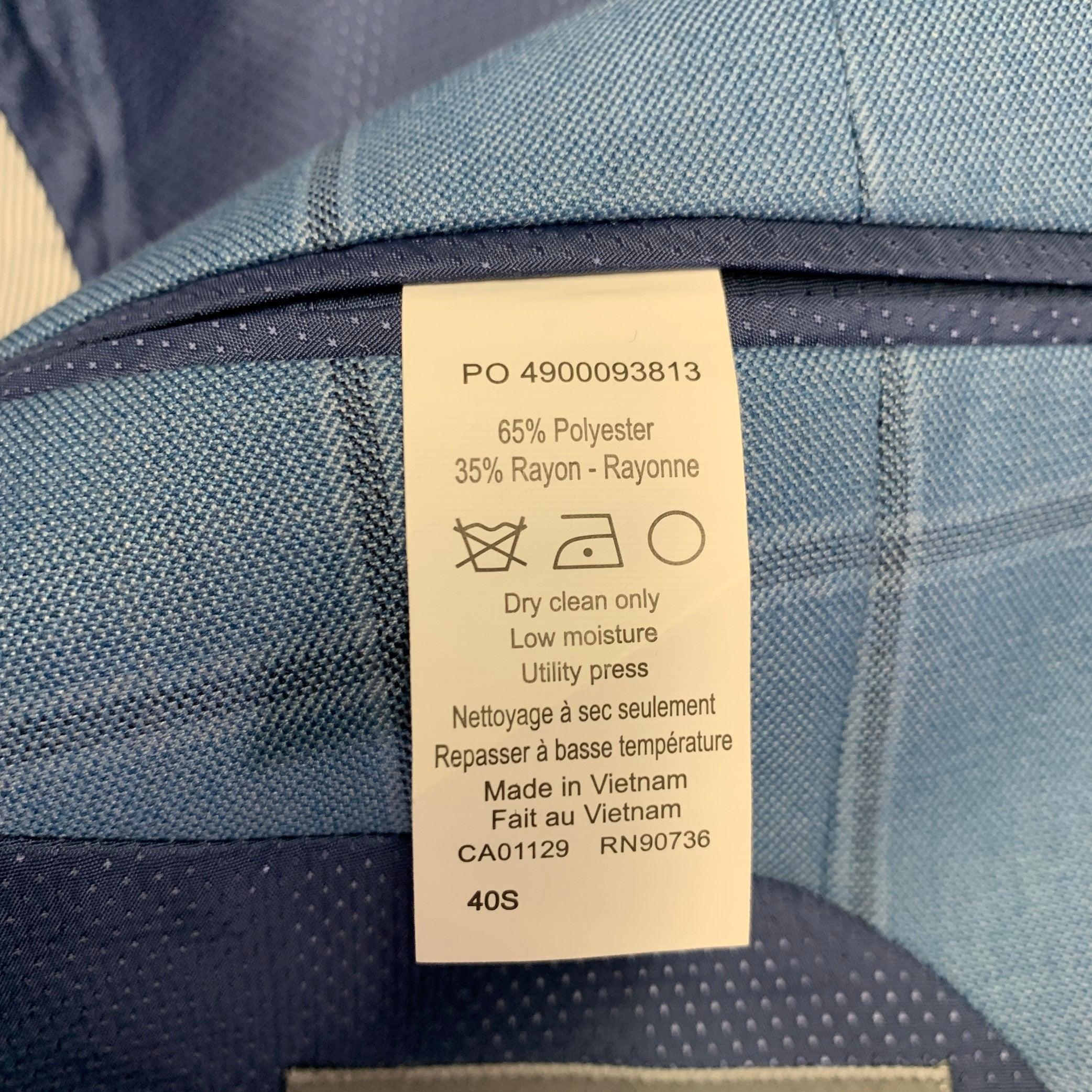 MICHAEL KORS Talla 40 Corto Azul Ventana Mezcla Poliéster Abrigo Deportivo en venta 3