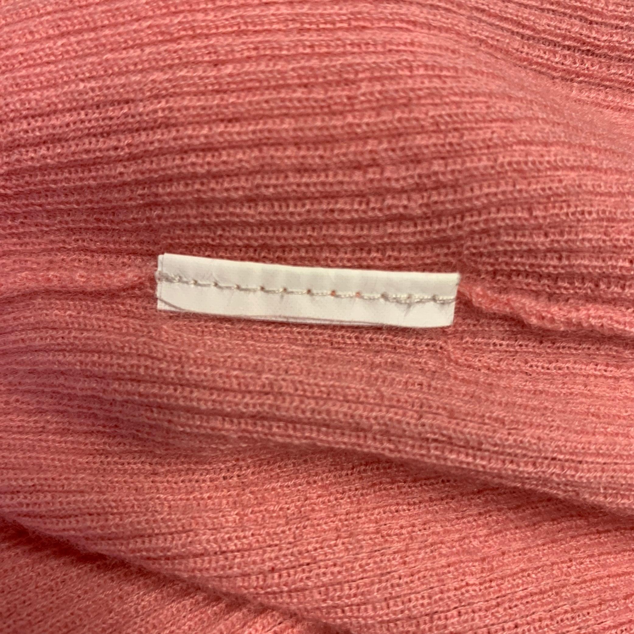 MICHAEL KORS Size M Pink Ribbed Tank Casual Top For Sale 1