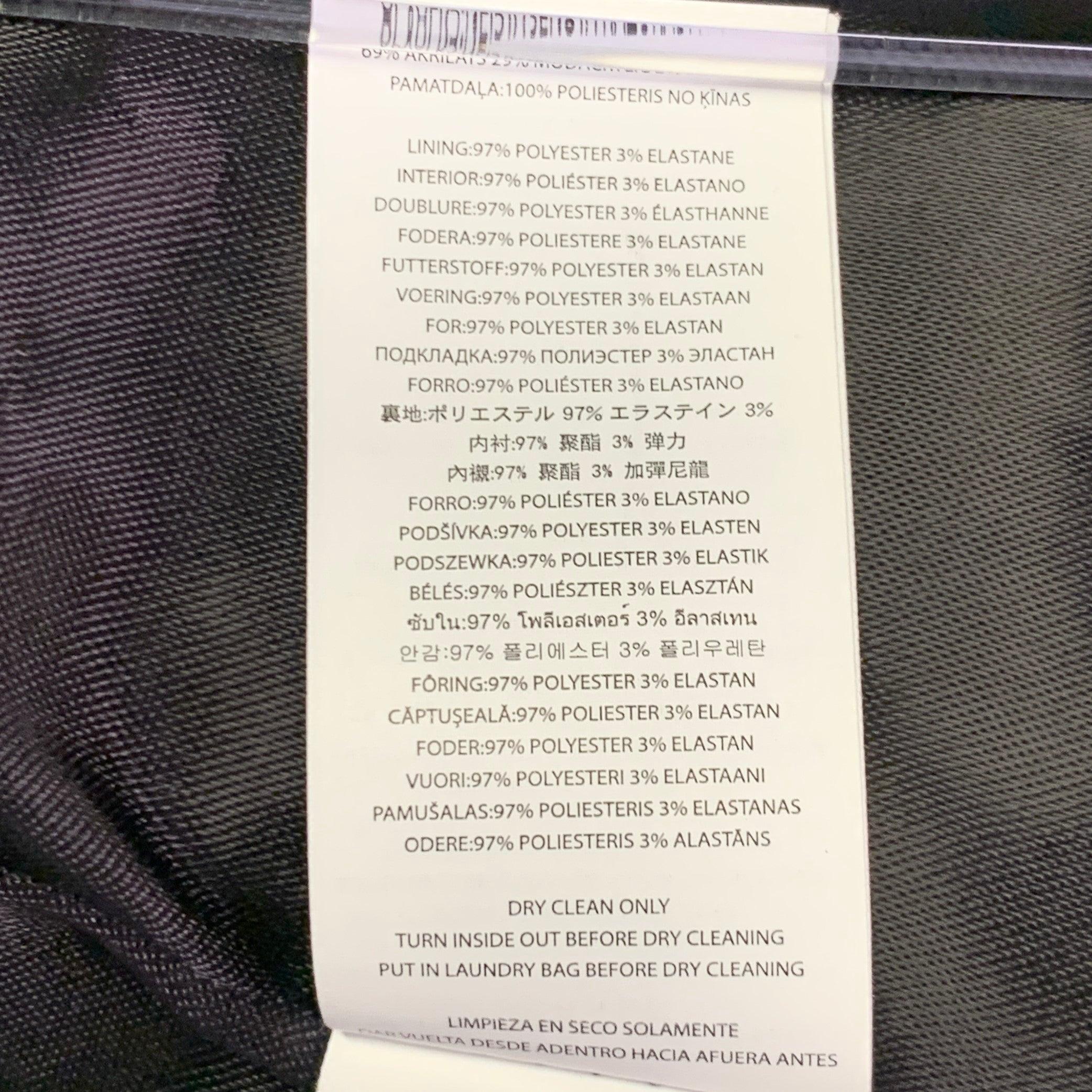 Michael Kors Taglia S Cappotto in misto acrilico grigio-argento in vendita 3