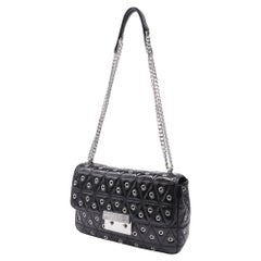 Michael Kors Sloan Chain Shoulder Bag in Black Leather