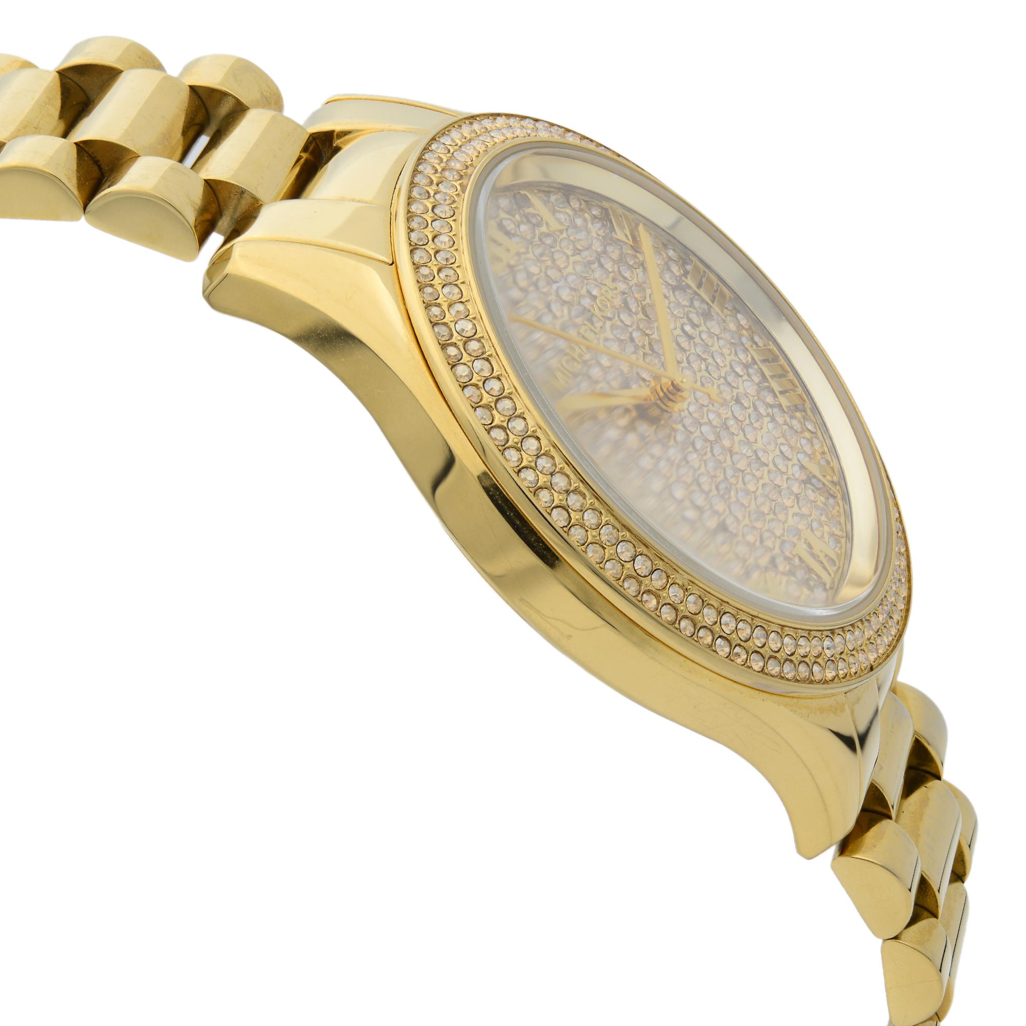 michael kors watch with swarovski crystals