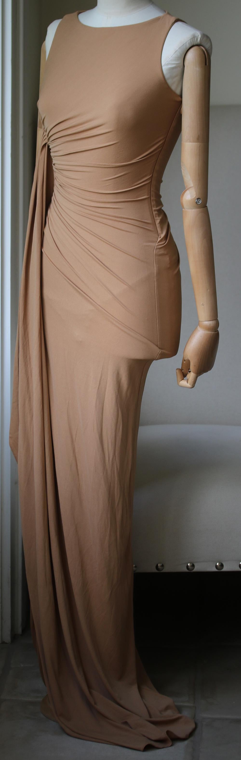 Michael Kors Stretch Crepe-Jersey Gown at 1stDibs | michael kors 