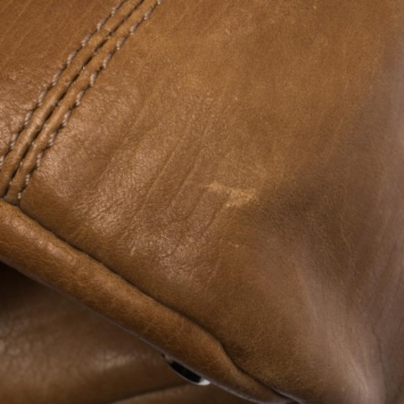 Michael Kors - Tote convertibile con cinturino con fibbia in pelle Tan in vendita 2