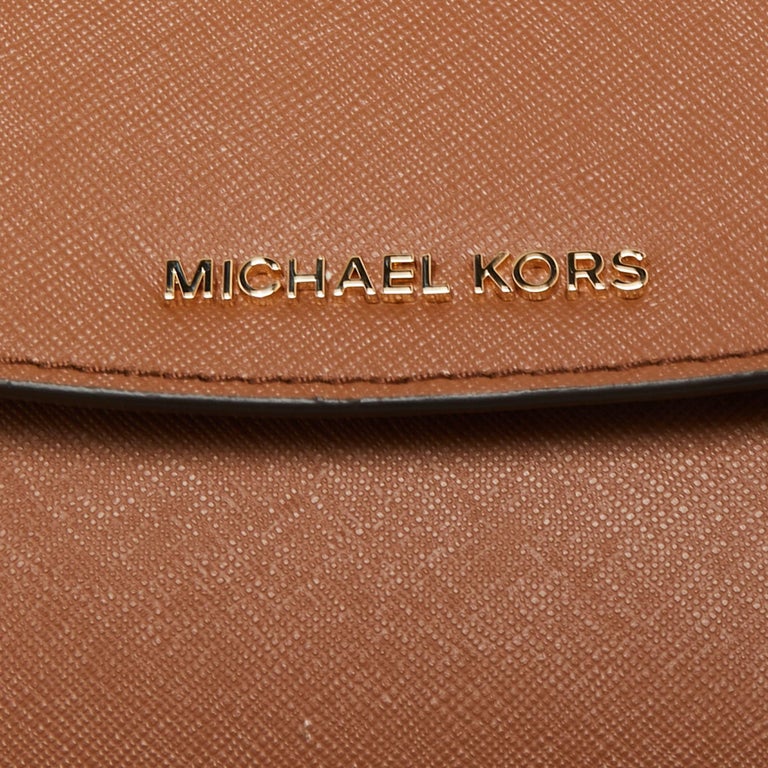 Michael Kors Tan Leather Extra Small Ava Crossbody Bag at 1stDibs