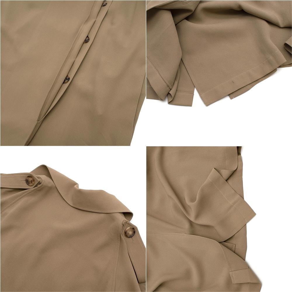 Women's or Men's  Michael Kors Tan Trench Duster Coat - Size US 0 For Sale