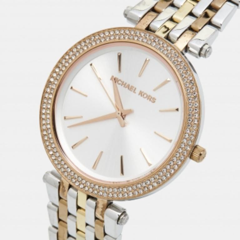 Michael Kors Reloj de pulsera para mujer Darci MK3203 de acero inoxidable tricolor 39 mm en venta 3