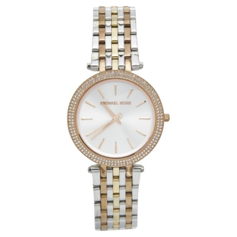 Michael Kors Reloj de pulsera para mujer Darci MK3203 de acero inoxidable tricolor 39 mm en venta