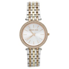 Michael Kors Orologio da polso da donna Darci MK3203 in acciaio inossidabile a tre toni da 39 mm