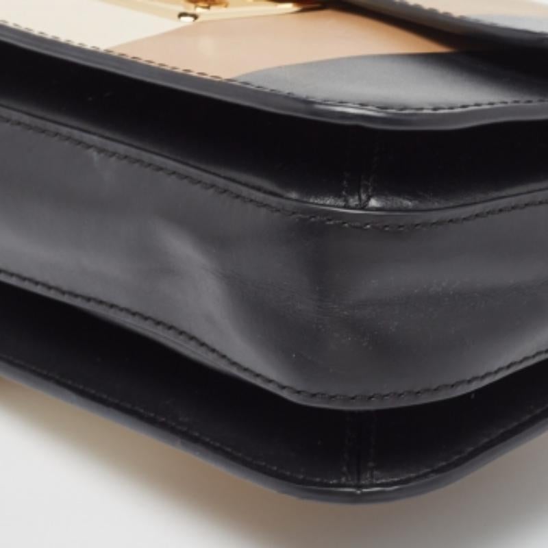 Michael Kors Tricolor Streifen Leder Sloan Umhängetasche Damen im Angebot