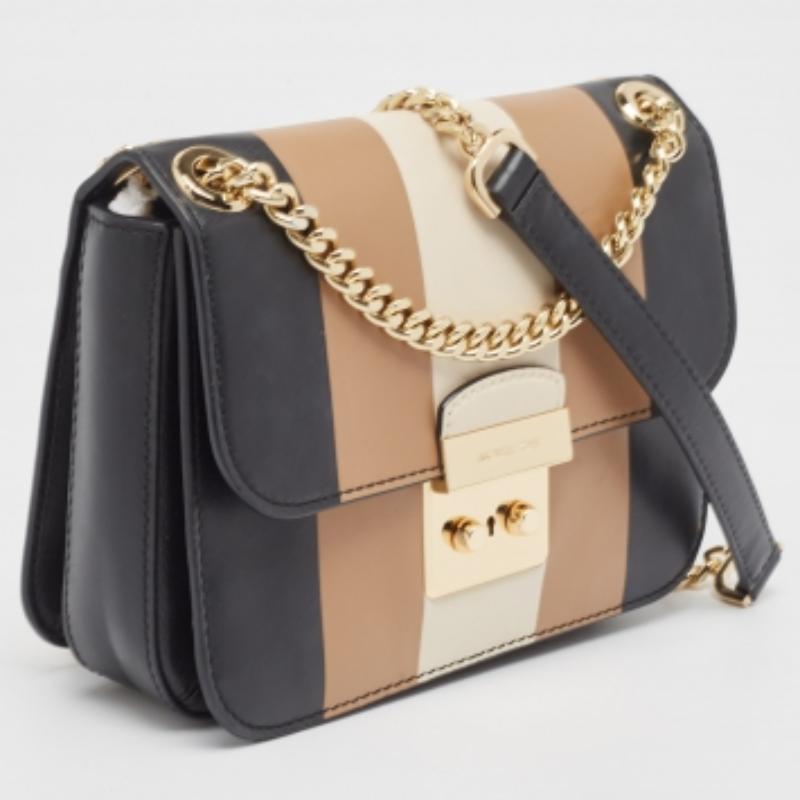 Michael Kors Tricolor Streifen Leder Sloan Umhängetasche im Angebot 1
