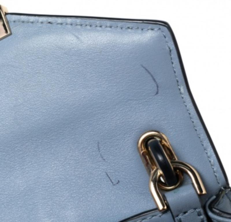 Michael Kors - Mini sac Whitney à poignée en cuir bleu bicolore Pour femmes en vente