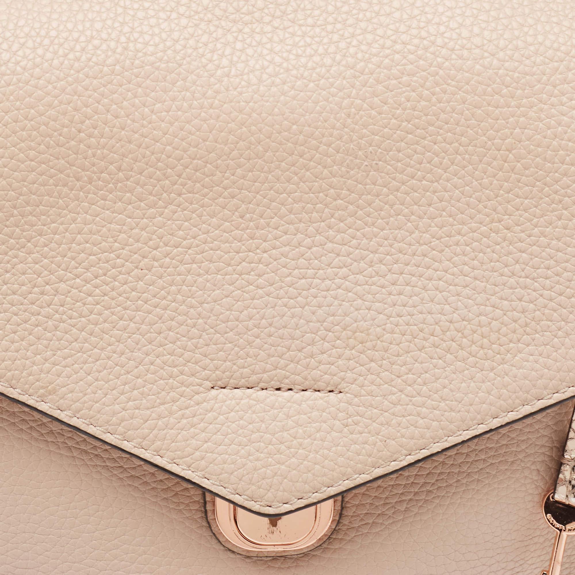 Michael Kors Two Tone Pink Leather Small Bristol Backpack 1