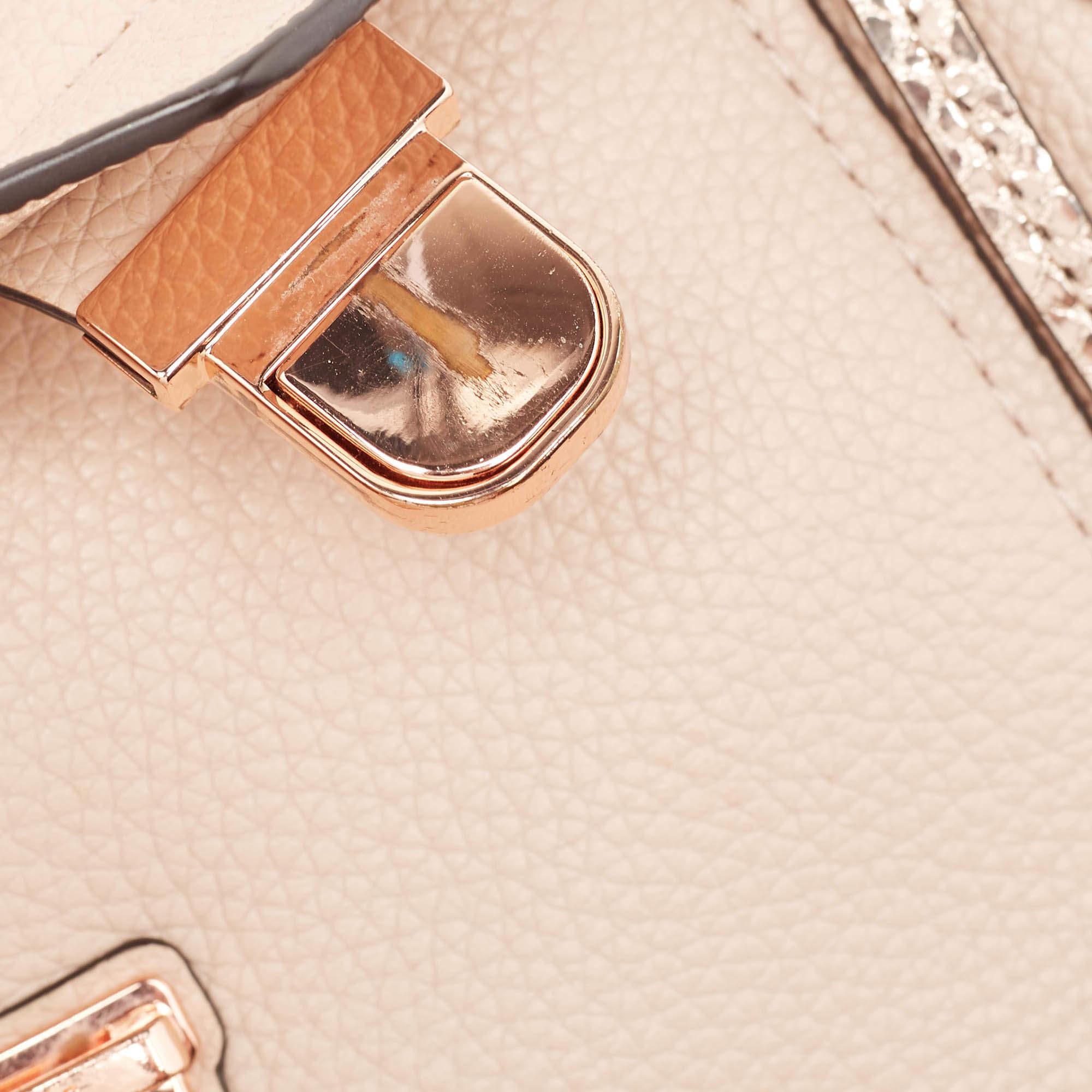 Michael Kors Two Tone Pink Leather Small Bristol Backpack 2