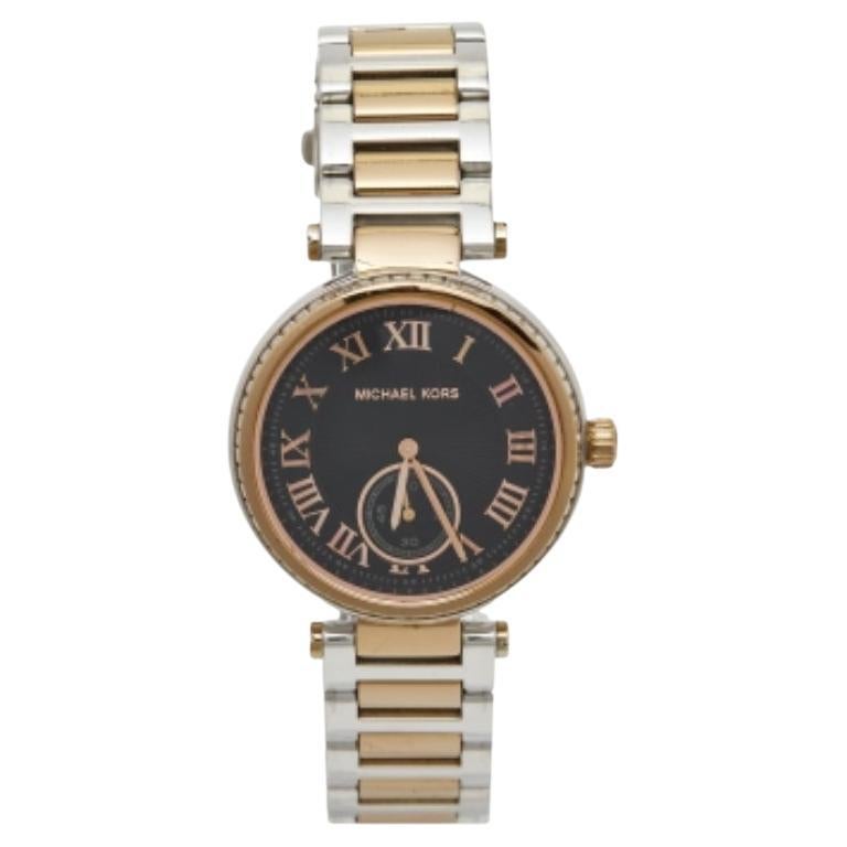 Michael Kors Reloj de pulsera para mujer Skylar MK5957 de acero inoxidable bicolor 41 mm