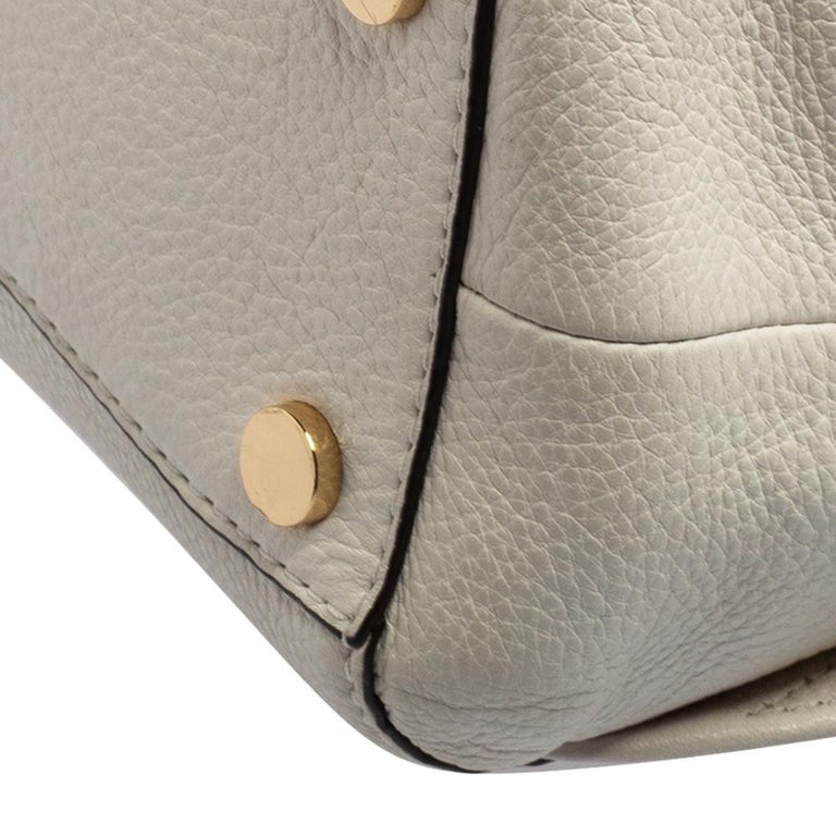 Michael Kors White Leather Floral Embellished Backpack at 1stDibs | white  leather backpack