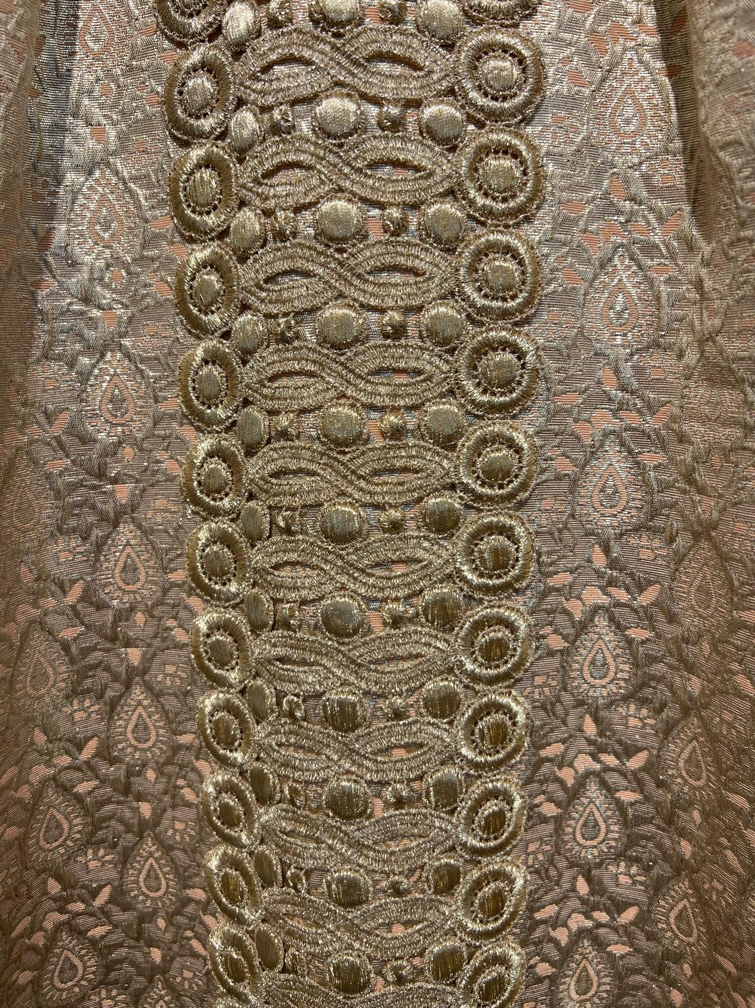 Women's Michael Kors Women´s Gold Embroidered Dress Size 0