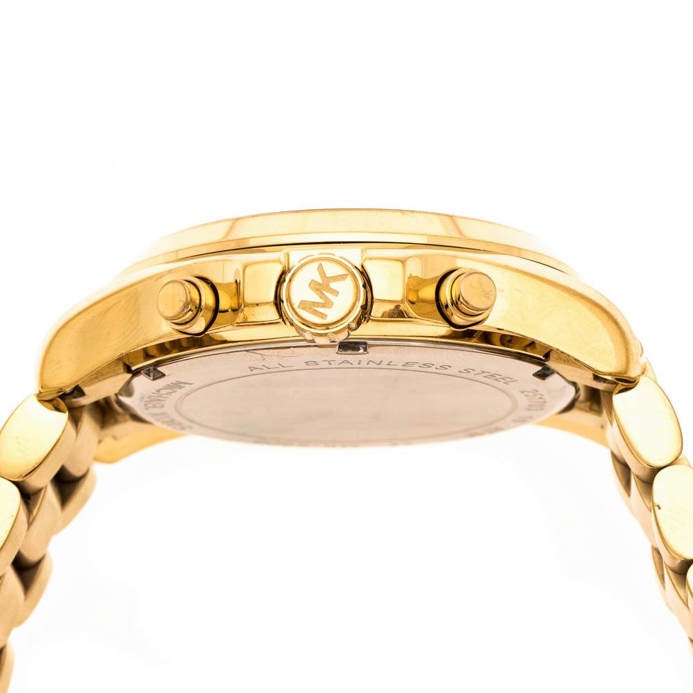 Michael Kors Yellow Gold Plated Stainless Steel Bradshaw MK5605 Men's Wristwatch 1