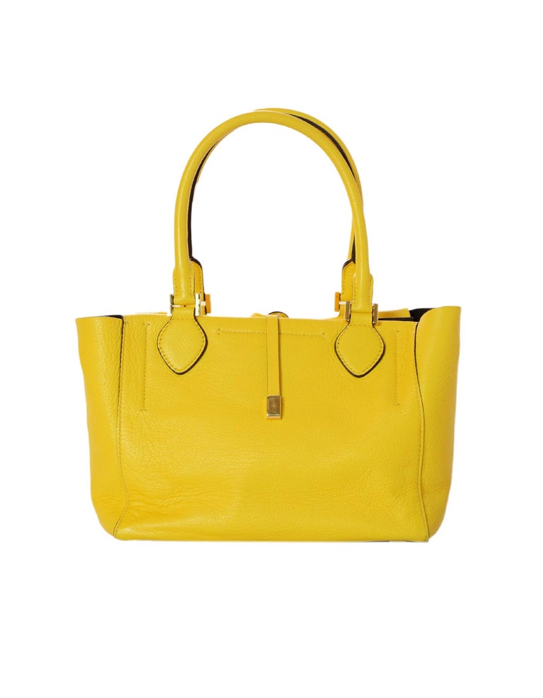 Michael Kors Yellow Leather Miranda Tote Bag For Sale at 1stDibs ...