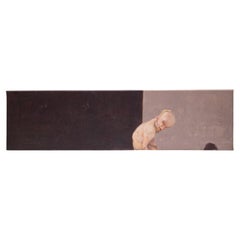 Michael Kvium "Big Shadow and Small Shadow", oil painting on canvas