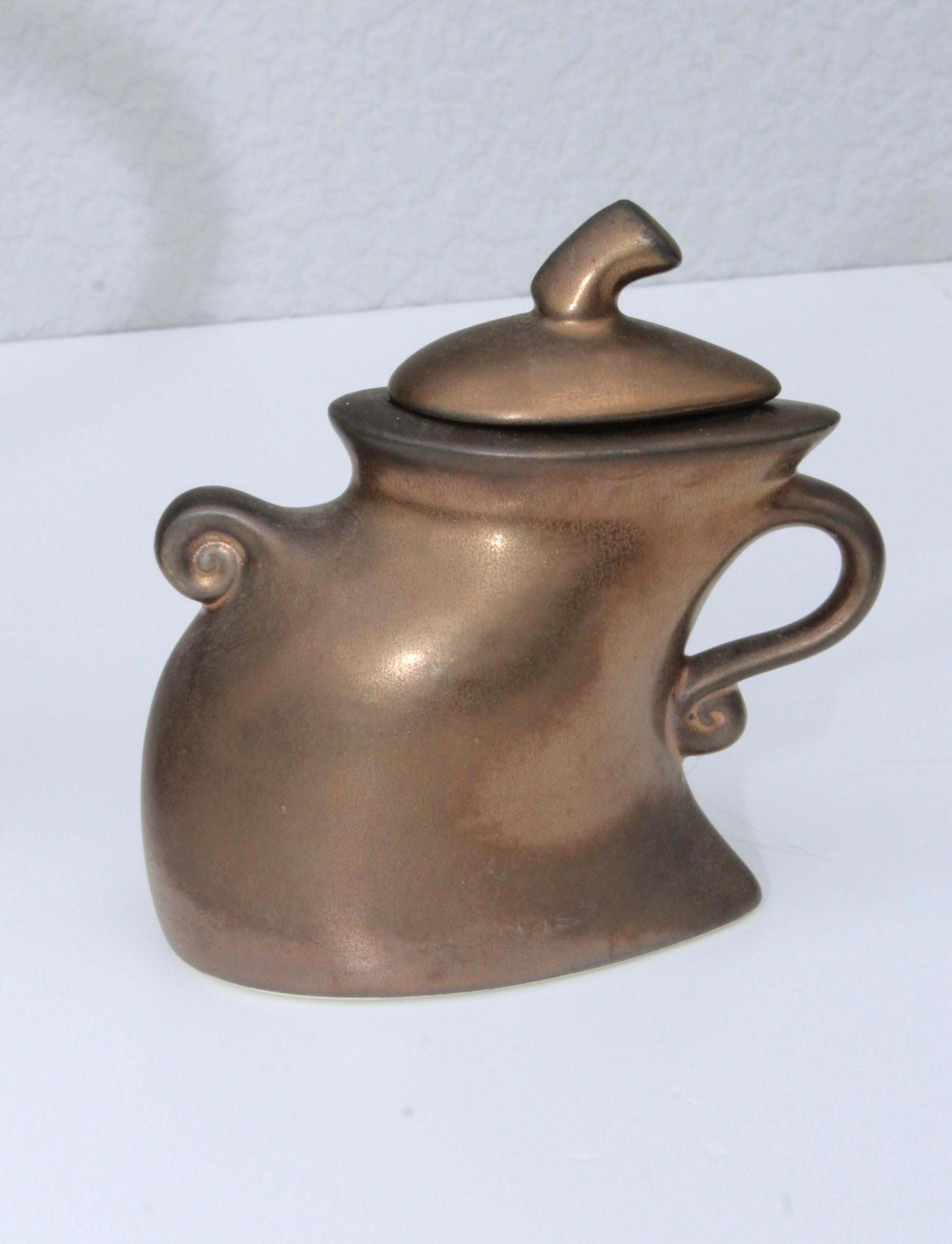 Clay Michael Lambert Modernist Tea Set For Sale