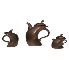 Used Michael Lambert Modernist Tea Set