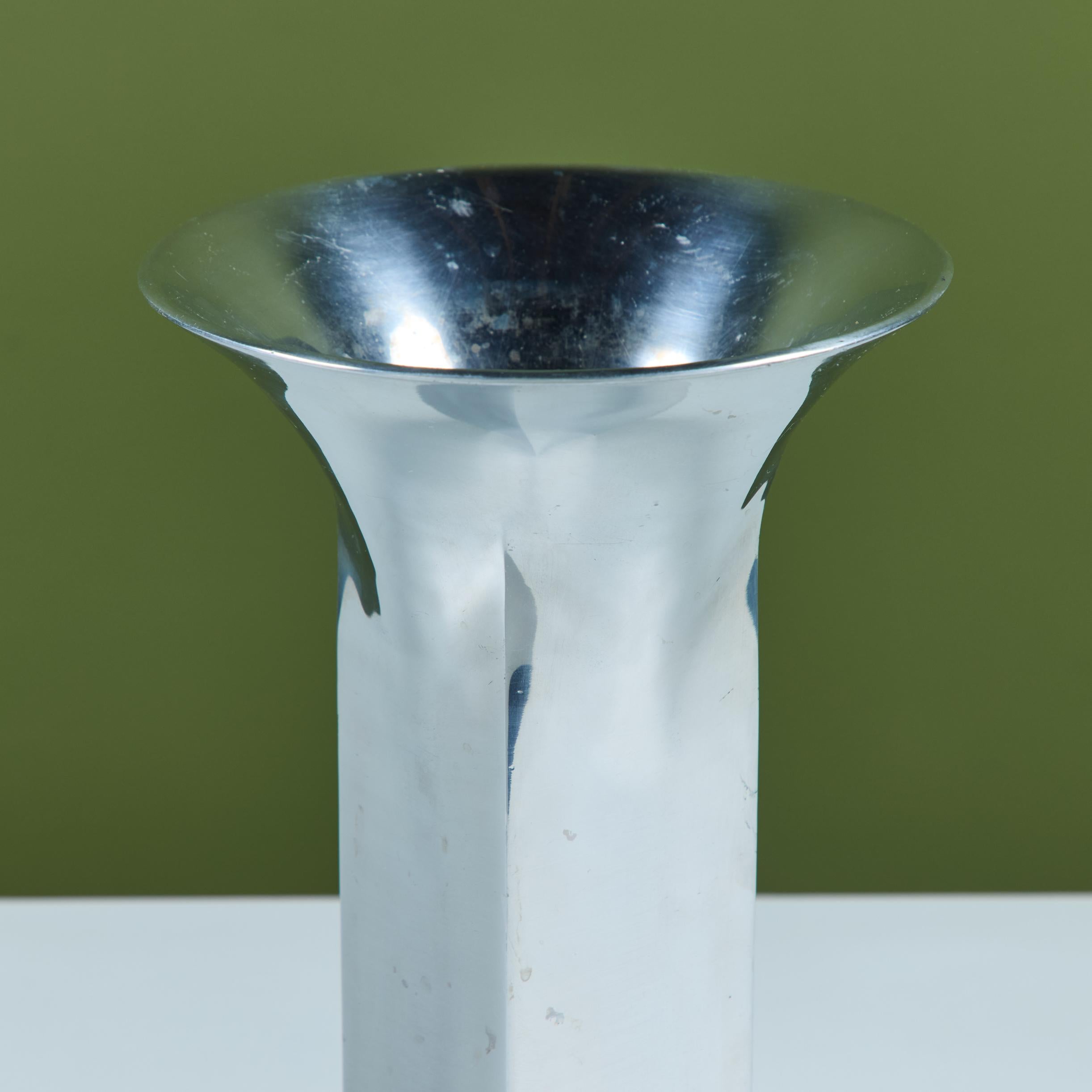 Modern Michael Lax Design Grainware METAAL Vase