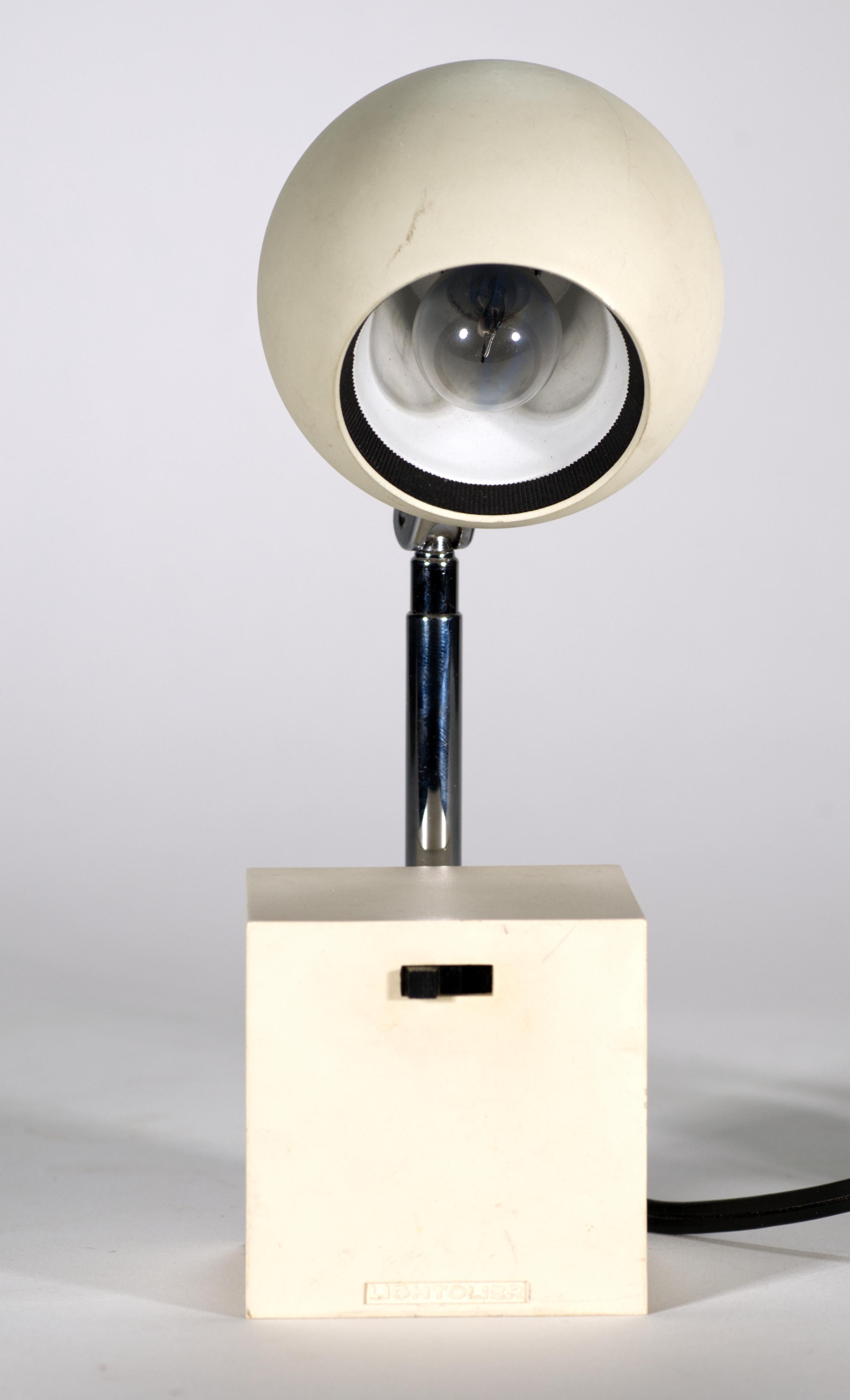 Michael Lax für Lightolier Lytegem Teleskop-Lampe mit Quasten, Vintage 1960er Jahre (Mitte des 20. Jahrhunderts)