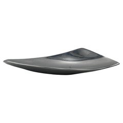 Michael Lax Sculptural Polished Aluminum Bowl for Grainware, 1980's