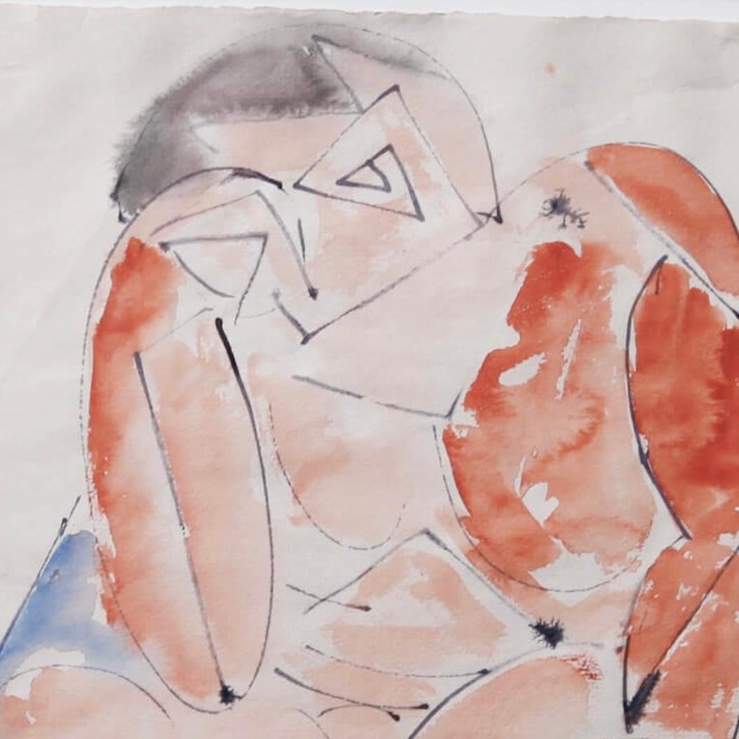 Michael Lekakis Aquarell (amerikanisch) im Angebot