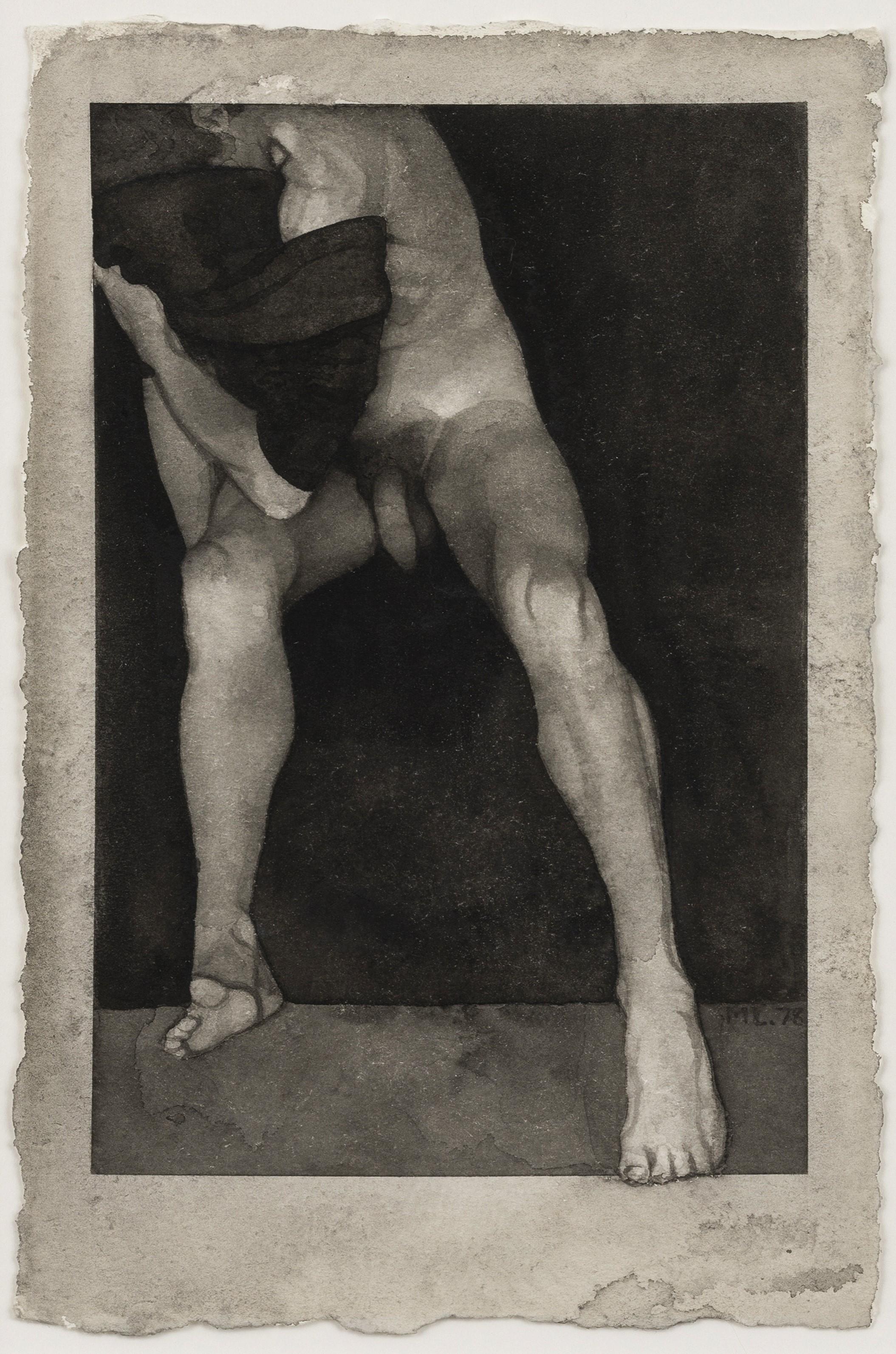 Nudo tonale - Painting di Michael Leonard