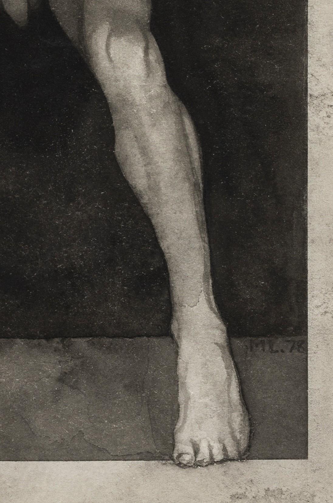 Acquerello di Martin, siglato e datato (in basso a destra), 23cm x 15,5cm, (46cm x 35cm incorniciato)

Michael Leonard è probabilmente famoso per il suo ritratto di S.M. la Regina Elisabetta II, conservato alla National Portrait Gallery di Londra.