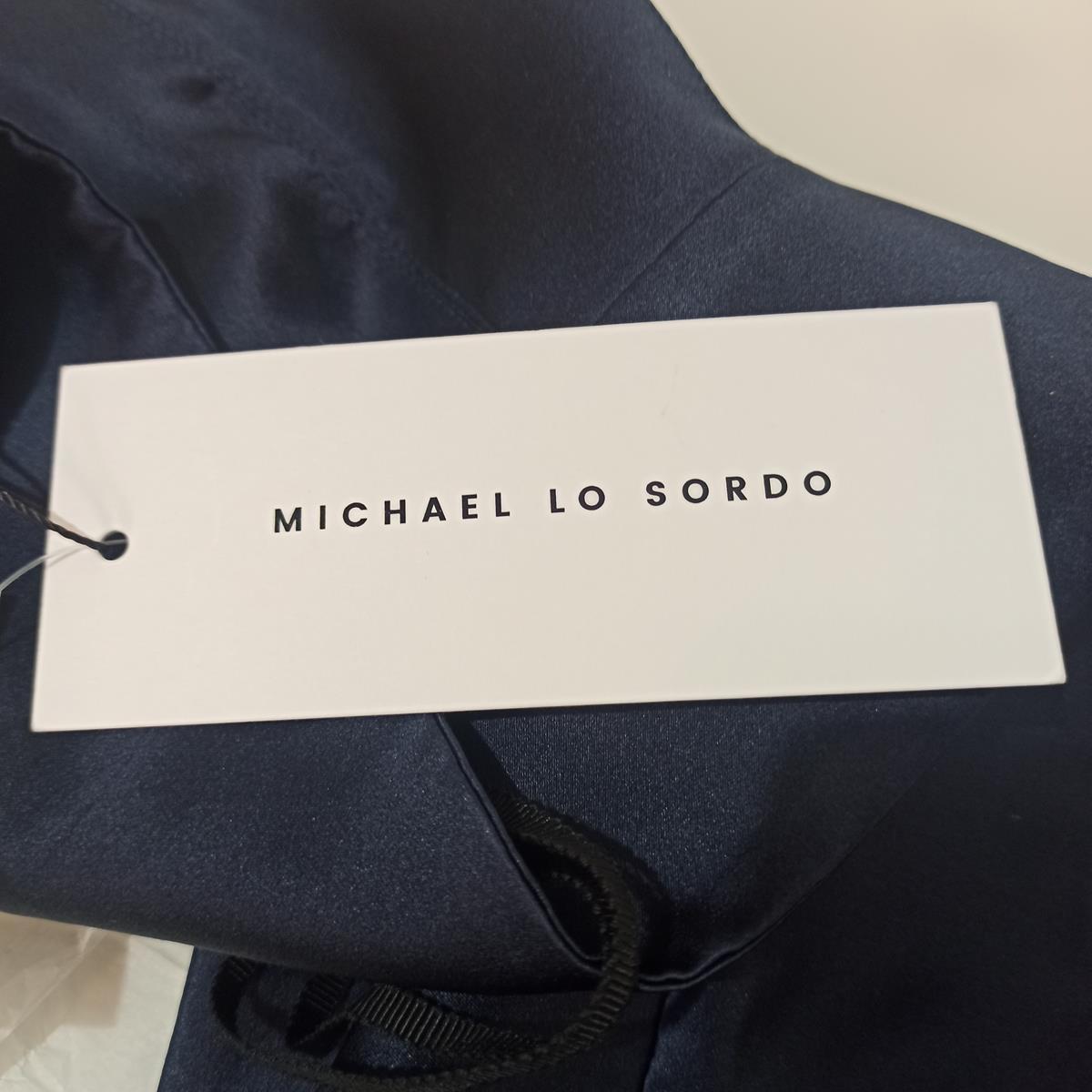 Michael Lo Sordo Blue Silk Top S 2